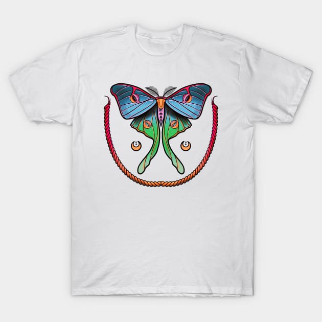 Luna Moth T-Shirt by Scottconnick